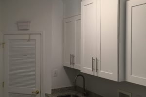 Laundry room remodel with new cabinetry