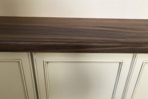 American black walnut wood counter top.